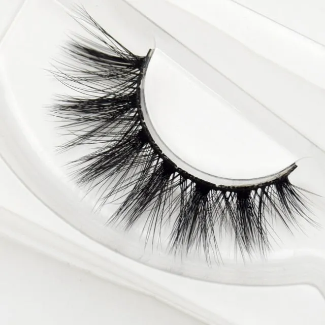 3D Real Mink False Eyelash Strip