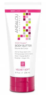 Andalou Naturals 1000 Roses Velvet Soft Body Butter (236ml)