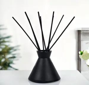 Black Glass Diffuser Bottle | Aromatherapy Essential Oil Diffuser