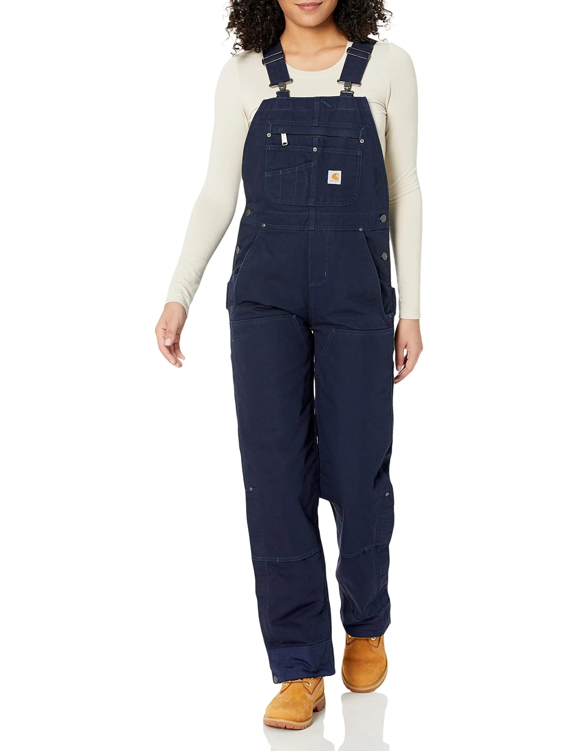 Carhartt 104049 Women's Relaxed Fit Washed Duck Insulated Bib Overall