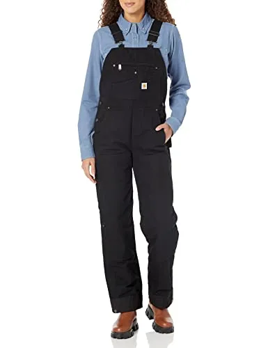 Carhartt 104049 Women's Relaxed Fit Washed Duck Insulated Bib Overall