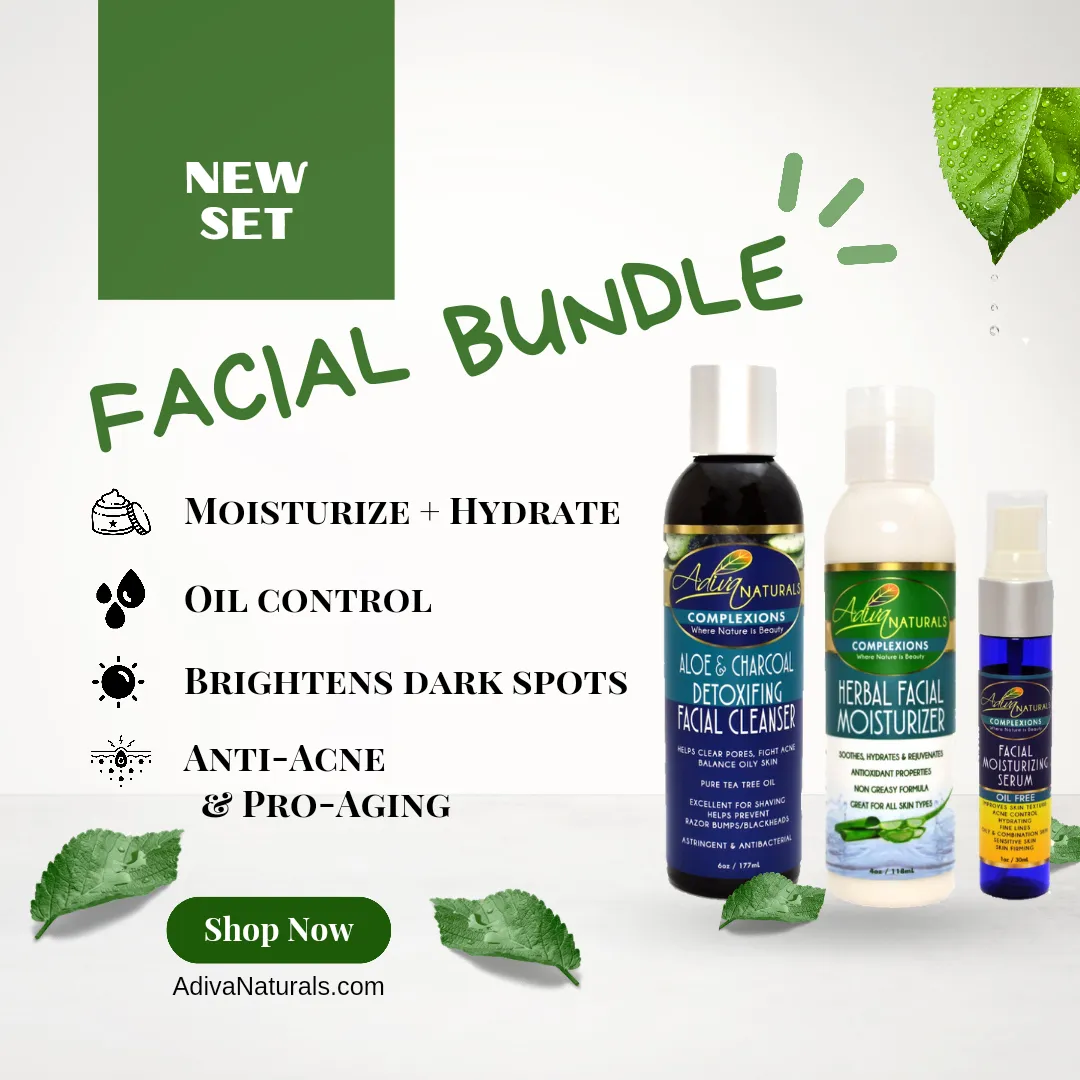 Complexions Facial Bundle - Deep Cleanser, Moisturizer & Serum Set