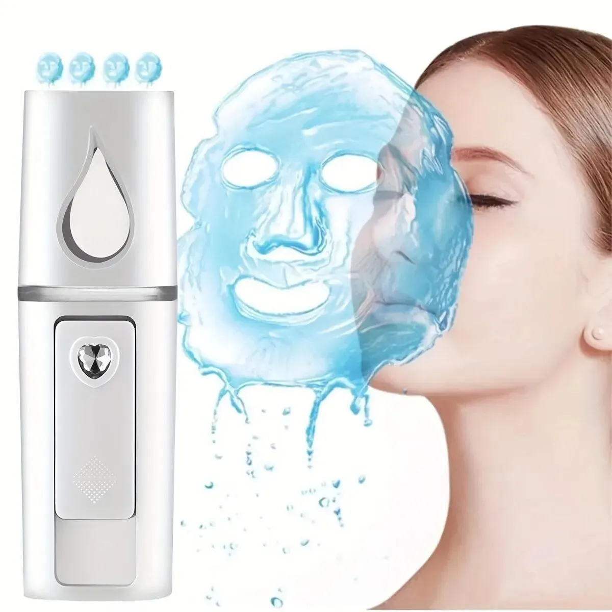 Facial Mister & Ice Massage Kit: Hydrate Skin & Enhance Makeup