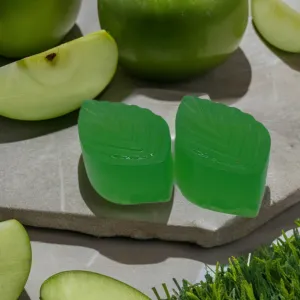 Fresh Cut Grass and Greenapple infused in Glycerin Leaf Soap (2-Pack)