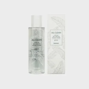 HEIMISH All Clean Low pH Balancing Vegan Toner