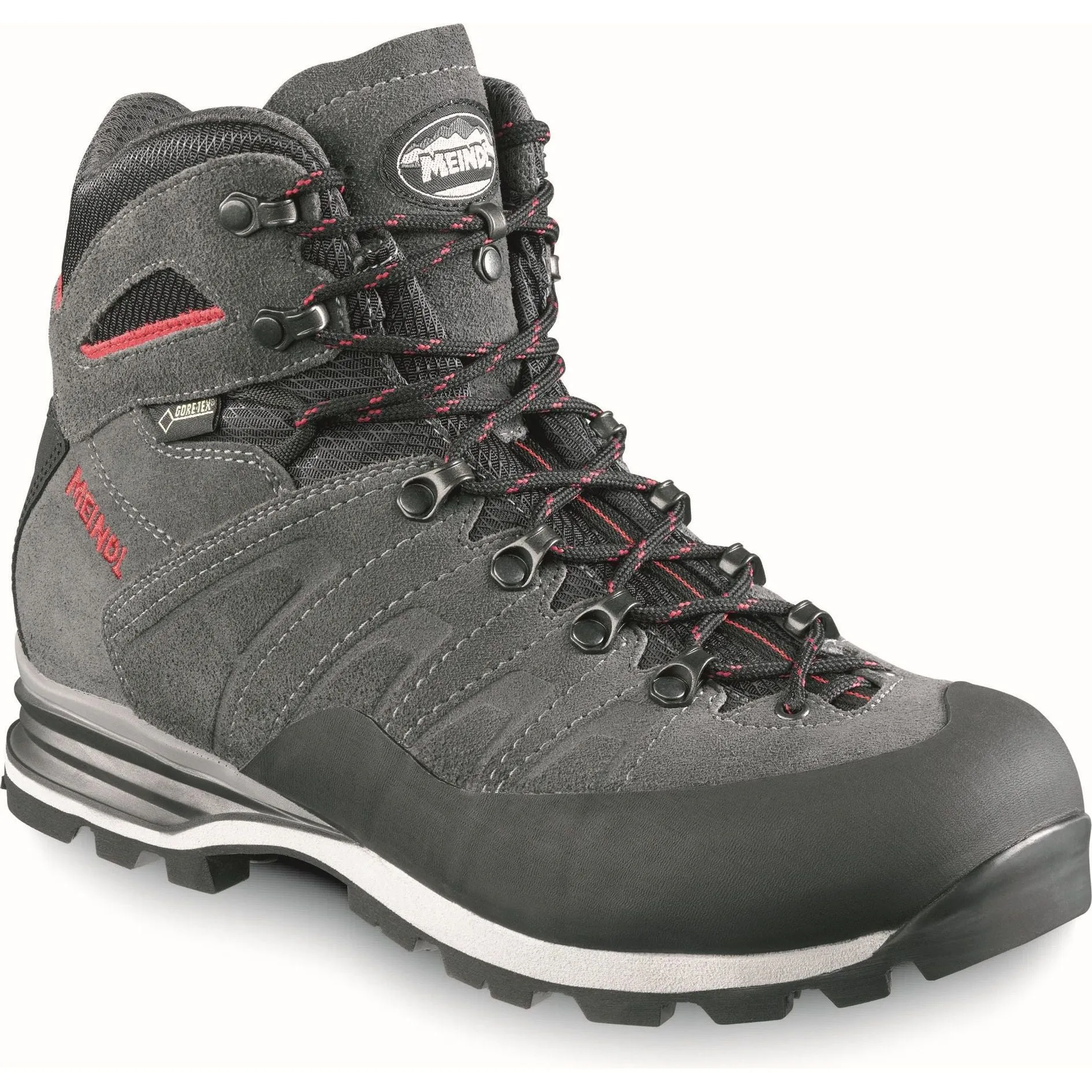 Meindl Antelao GTX Wide Fit Men's Walking Boot - Anthracite / Red