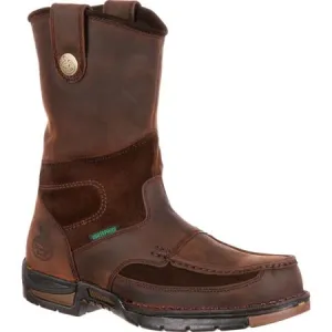 Men's Georgia Boot Athens Brown, WP, Wellington Soft Toe Boot