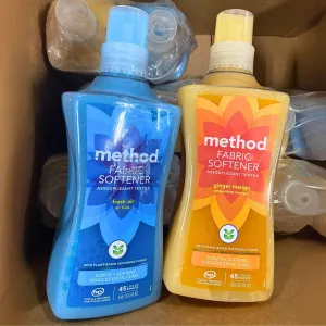 Method Fabric Softener Ginger Mango and Fresh Air 53.5 FL OZ (25 Pcs Lot)