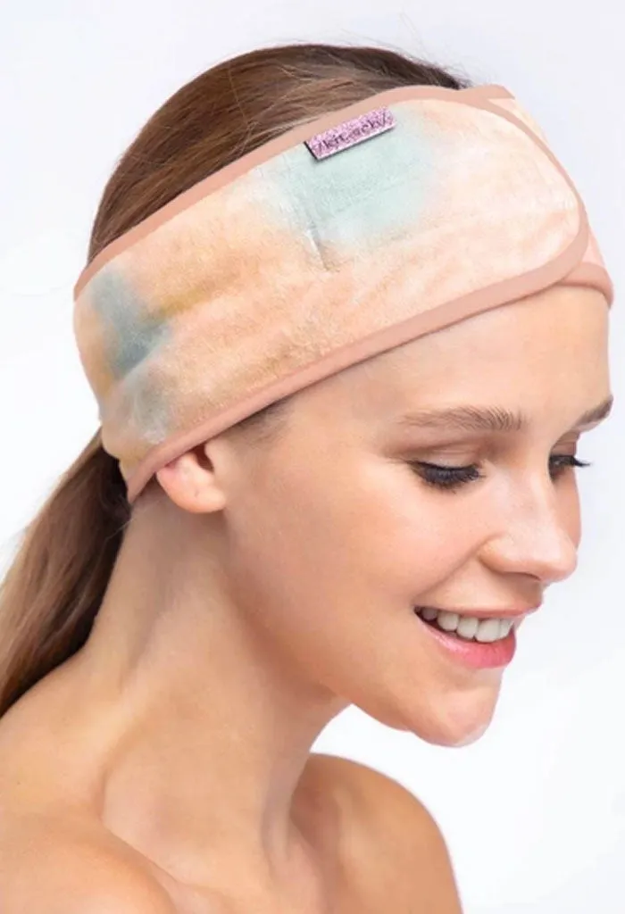 Microfiber Spa Headband-Sunset Tie Dye