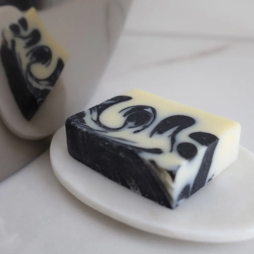 Minty Fresh - Organic Peppermint, Lemon and Activated Charcoal Soap Bar