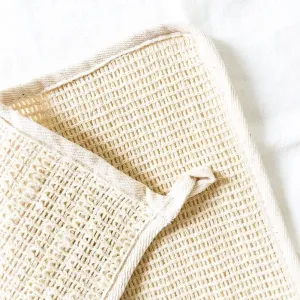 Natural Sisal Washcloth - Organic, Zero Waste, Plastic-Free Beauty