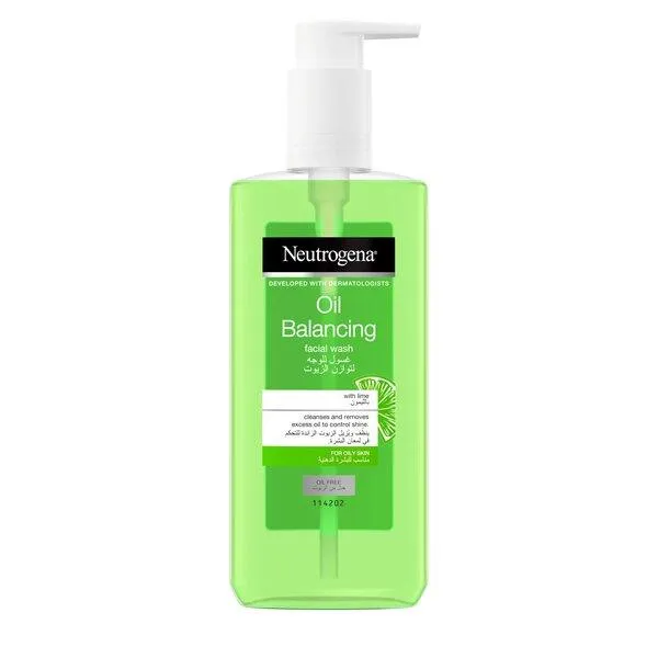 Neutrogena - Oil Balancing Facial Wash Lime Oil Free