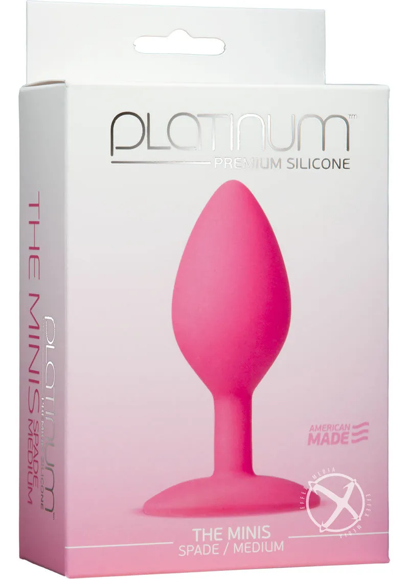 Platinum Mini Spade Med Pink