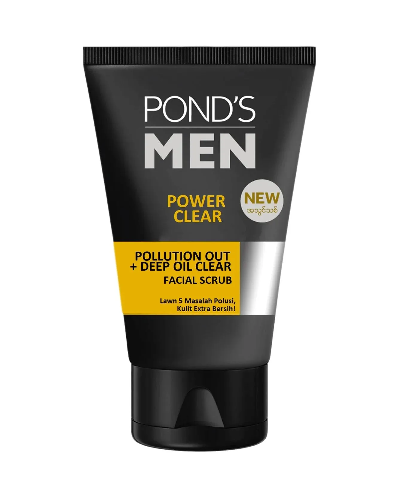 Pond's Men Power Clear Pollution Out   Deep Oil Clear Facial Scrub - 100ML