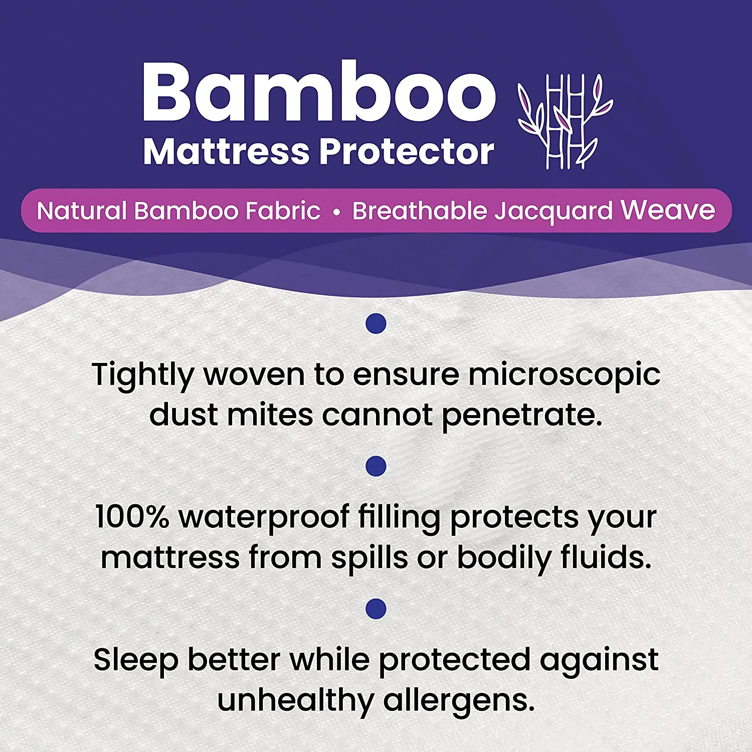 Premium Bamboo Mattress Pad