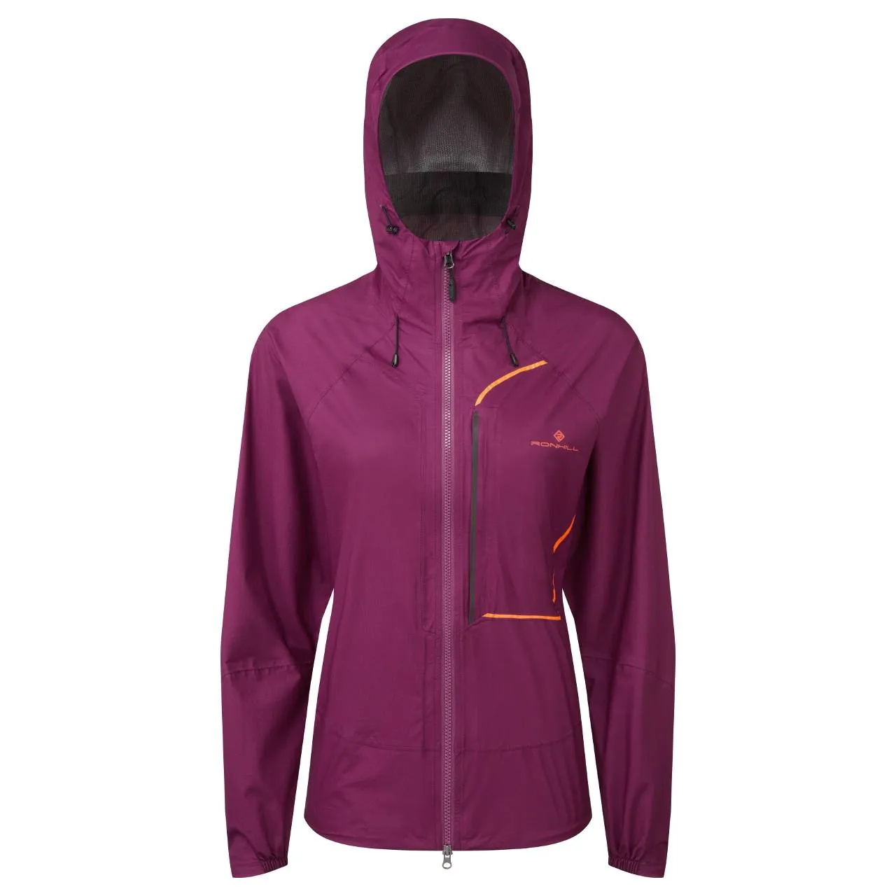 Ronhill Tech Fortify Jacket (Womens) - Blackcurrant/Mango